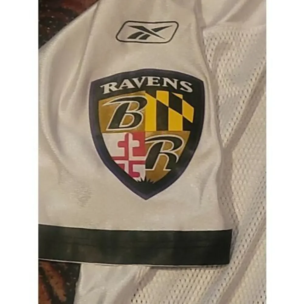 Reebok‎ Baltimore Ravens Steve Mcnair #9 White Jersey Size XL NFL Equipment
